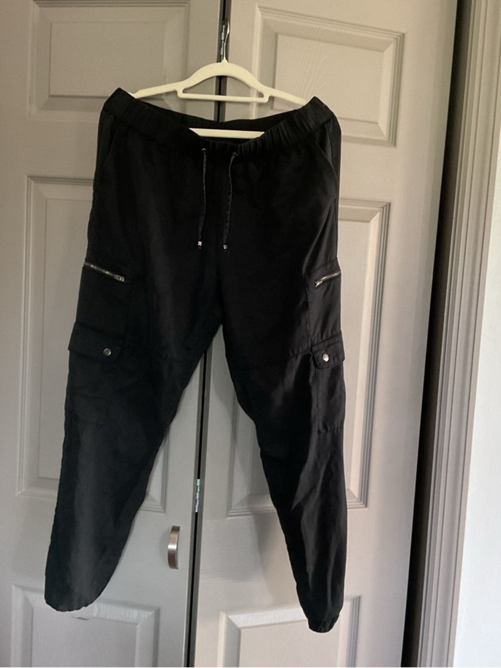 Banana Republic Black Cargo Jogger Pants